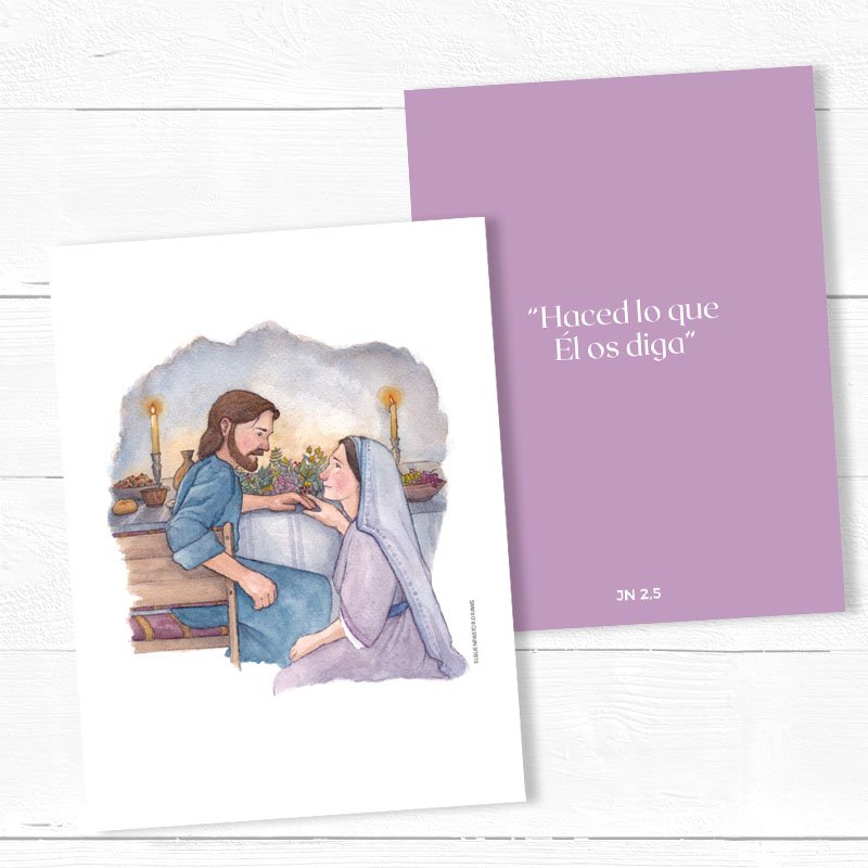 Lámina Bodas de Caná – Haced lo que Él os diga